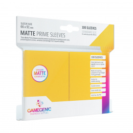 Gamegenic: Matte Prime CCG Sleeves (66x91 mm) - Yellow, 100 sztuk
