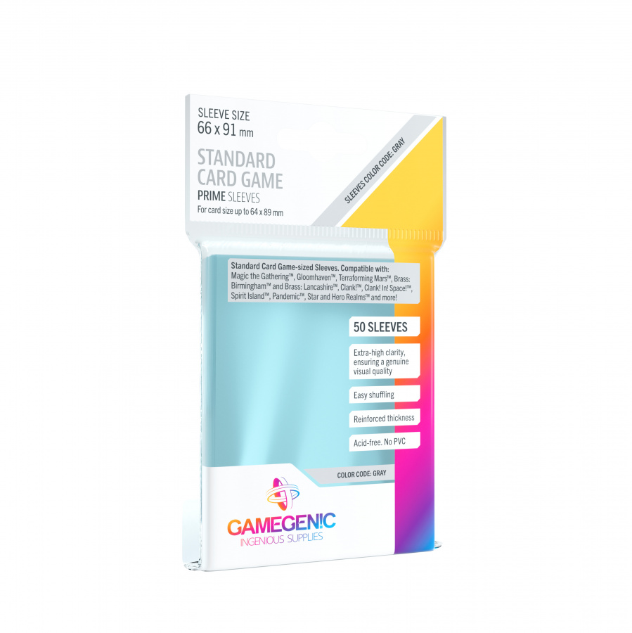Gamegenic: Prime Standard Card Game Sleeves (66x91 mm), 50 sztuk