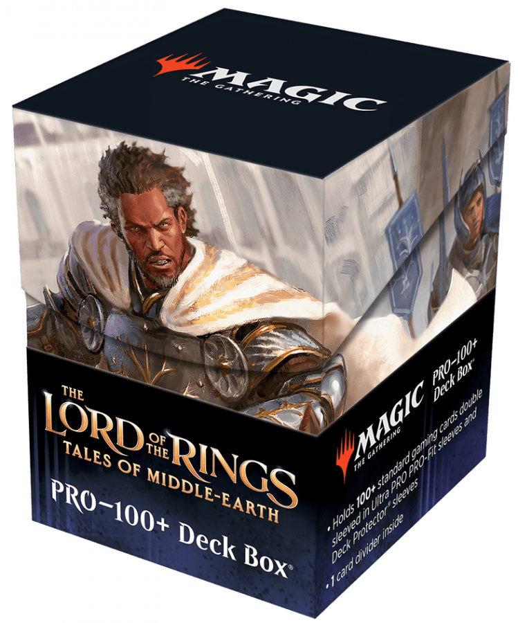 Ultra Pro: Magic the Gathering - The Lord of the Rings - Tales of Middle-Earth - 100+ Deck Box - Aragorn