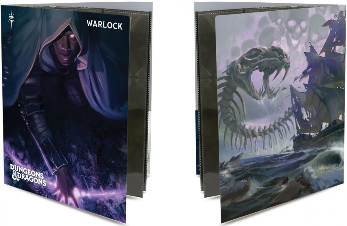 Ultra Pro: Dungeons & Dragons - Class Folio with Stickers for Warlock