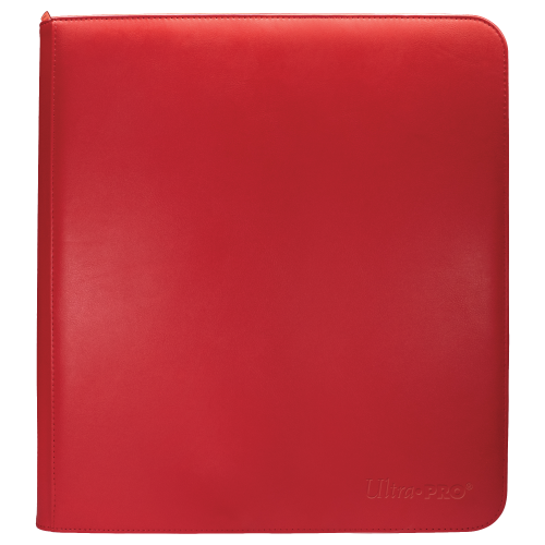 Ultra Pro: Vivid 12-Pocket Zippered PRO-Binder - Red