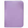 Ultra Pro: Vivid 4-Pocket Zippered PRO-Binder - Purple