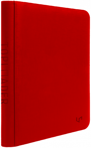 Ultra-Pro: 4-Pocket Zippered Toploader Premium PRO-Binder - Red