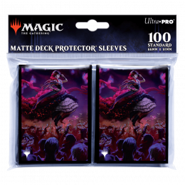 Ultra-Pro: Magic the Gathering - Outlaws of Thunder Junction - Matte Deck Protector Sleeves - Olivia, Opulent Outlaw (100 szt.)