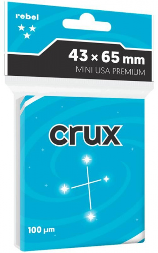 Koszulki na karty Rebel (43x65 mm) Crux Premium, 100 sztuk