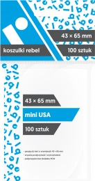 Koszulki na karty Rebel (43x65 mm) "Mini USA", 100 sztuk