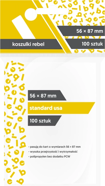 Koszulki na karty Rebel (56x87 mm) "Standard USA", 100 sztuk