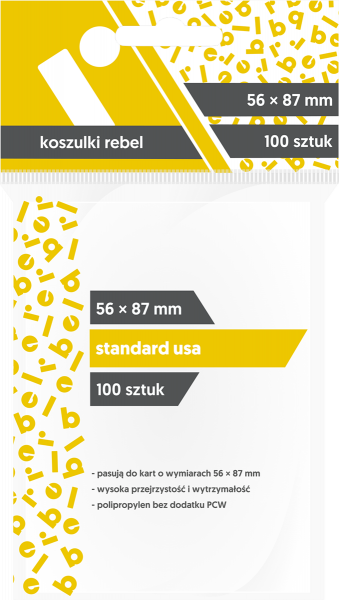 Koszulki na karty Rebel (56x87 mm) "Standard USA", 100 sztuk