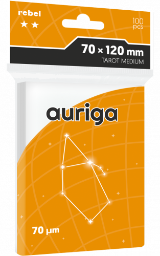 Koszulki na karty Rebel (70x120 mm) Auriga Medium, 100 sztuk