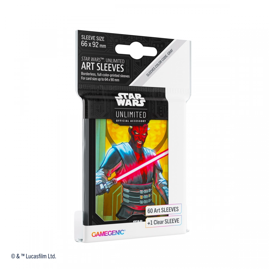 Gamegenic: Star Wars Unlimited - Art Sleeves - Darth Maul