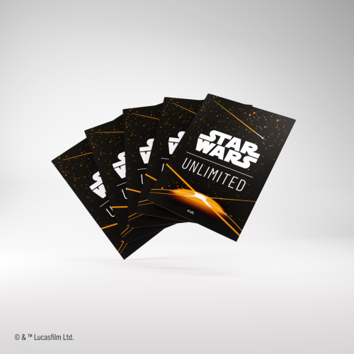 Gamegenic: Star Wars Unlimited Card Game - Art Sleeves - Card Back Orange