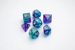 Gamegenic: Galaxy Series - RPG Dice Set - Neptune