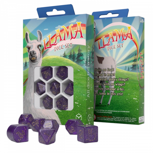 Llama Dice Set: Zippy