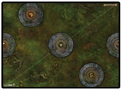 Ultra Pro: Warhammer Battle Mat - Spearhead - Fire & Jade - B