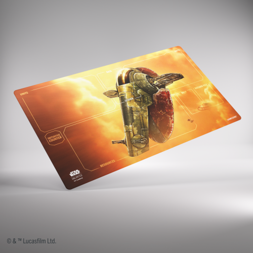 Gamegenic: Star Wars Unlimited Card Game - Game Mat - Fett's Firespray