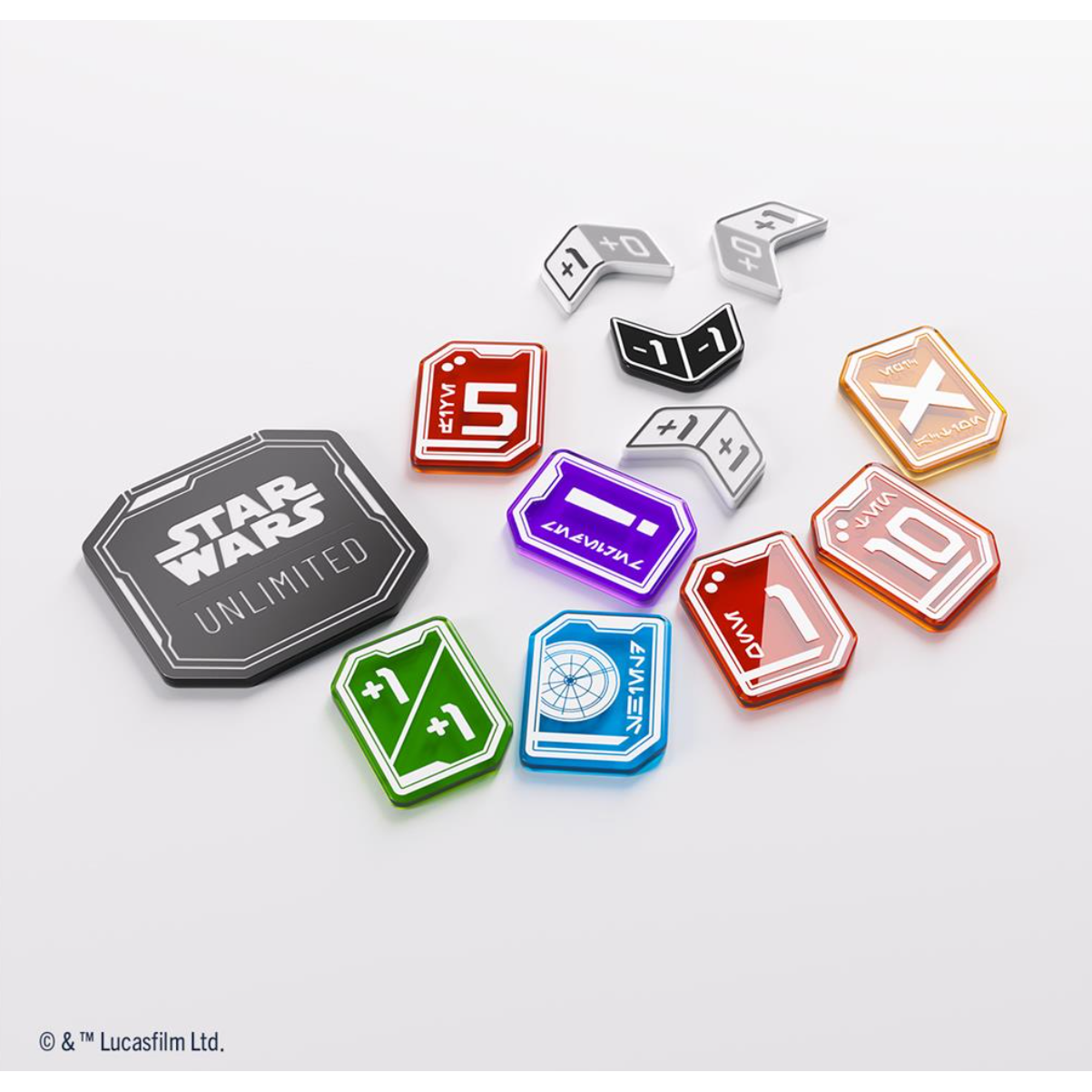 Gamegenic Star Wars Unlimited Acrylic Premium Tokens