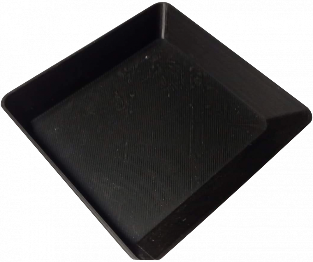 Geekmod: Kwadratowy pojemnik na żetony - czarny