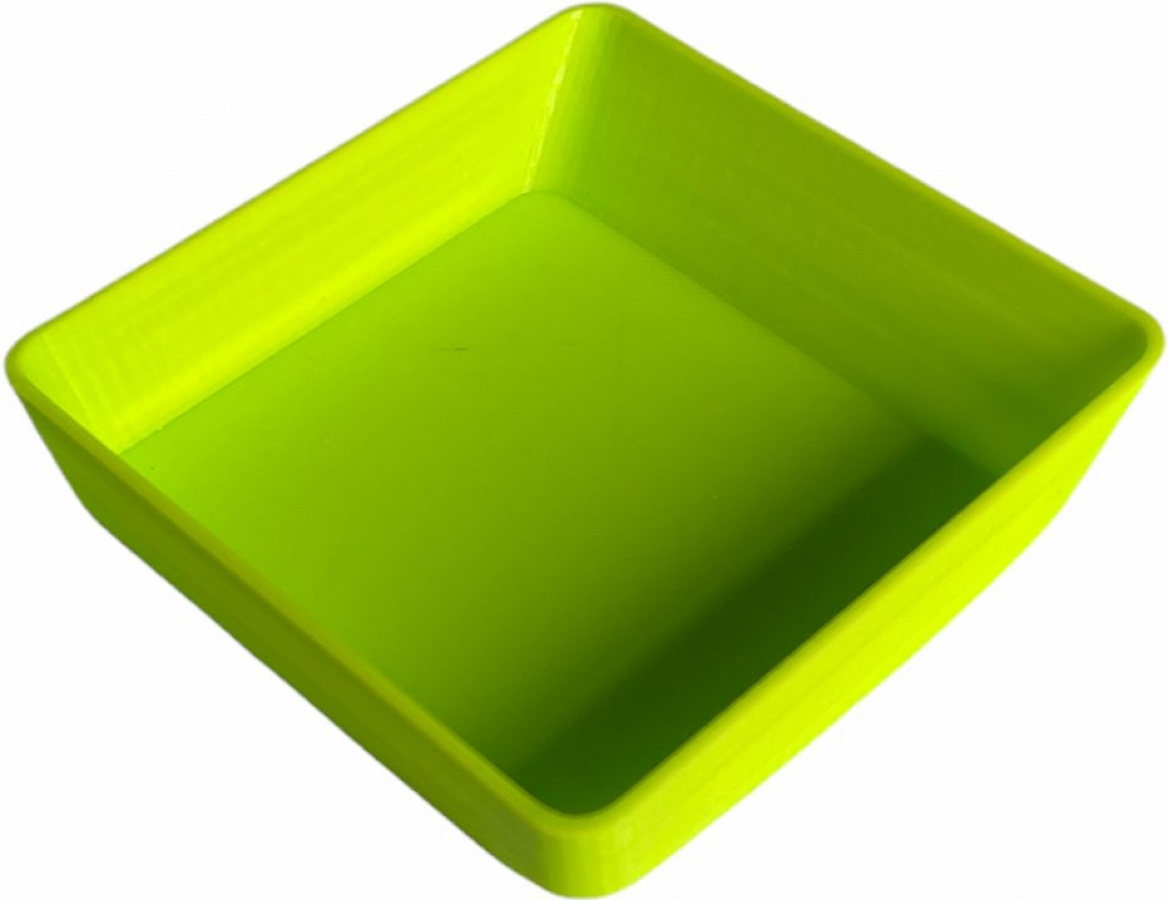 Geekmod: Kwadratowy pojemnik na żetony - zielony