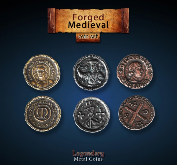 Metalowe Monety - Forged Medieval
