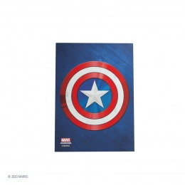 Gamegenic: Marvel Champions Art Sleeves (66 mm x 91 mm) Captain America 50+1 szt. 