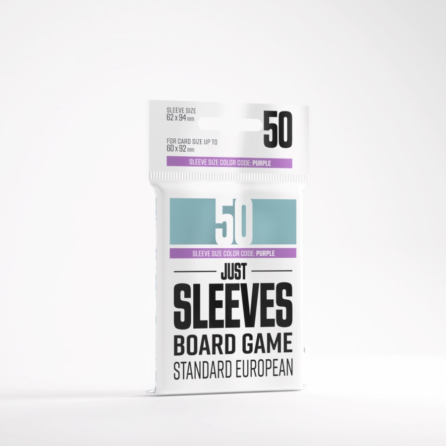 Gamegenic: Just Sleeves - Board Game Sleeves (62 x 94 mm) 50 sztuk, Clear