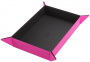 Gamegenic: Magnetic Dice Tray - Rectangular - Black/Pink