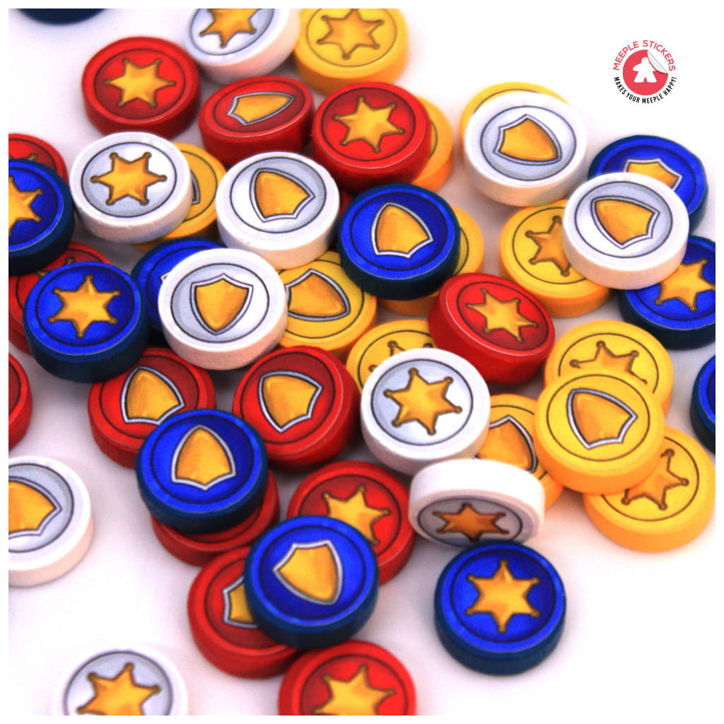 Meeple Stickers: The Great Western Trail (2nd Ed)