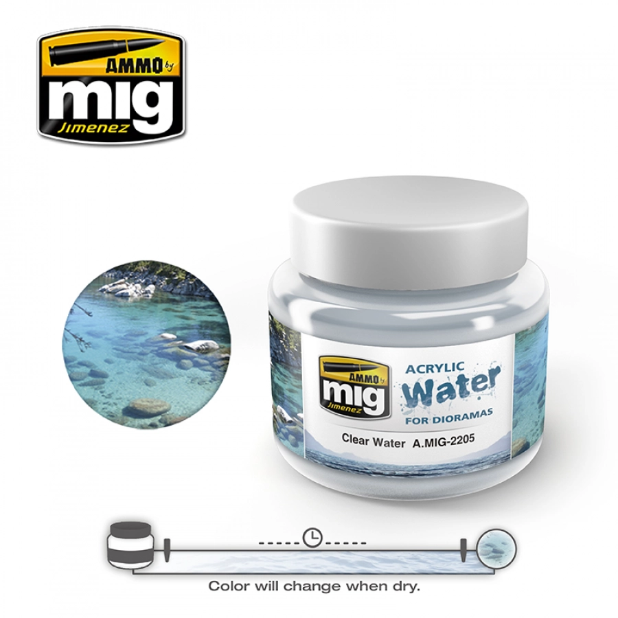 Ammo: Acrylic Water - Clear Water (250 ml)