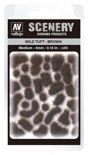 Vallejo: SC411 - Scenery - Wild Tuft - Brown (5 mm x 35)