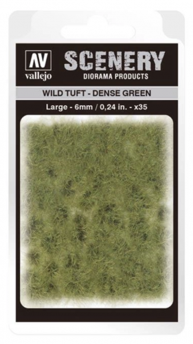 Vallejo: SC413 - Scenery - Wild Tuft - Dense Green (6 mm x 35)