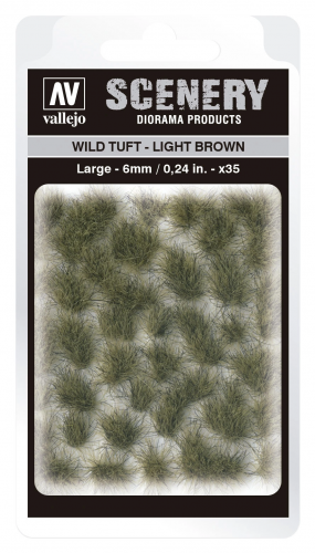 Vallejo: SC418 - Scenery - Wild Tuft - Light Brown (6 mm x 35)