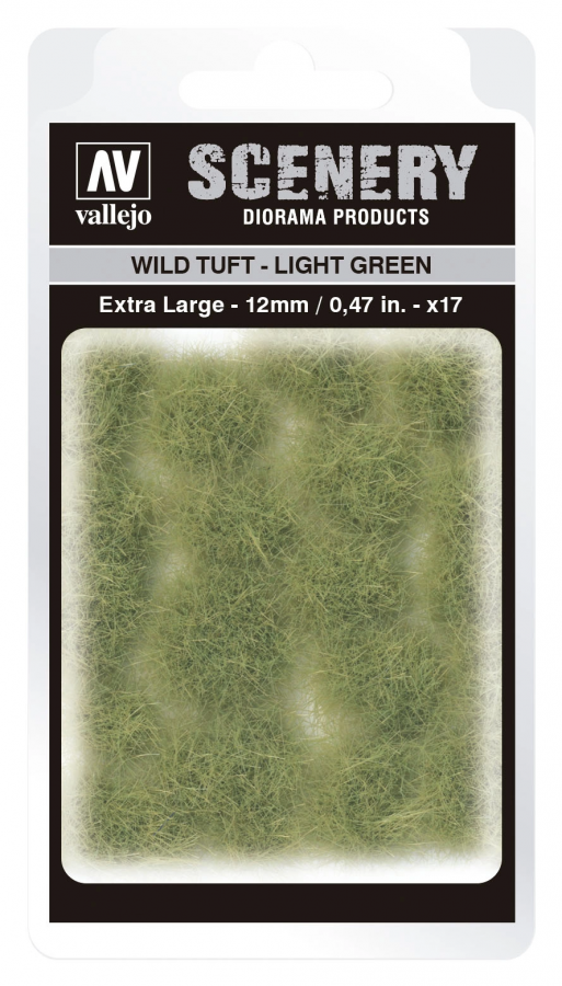 Vallejo: SC426 - Scenery - Wild Tuft - Light Green (12 mm x 17)