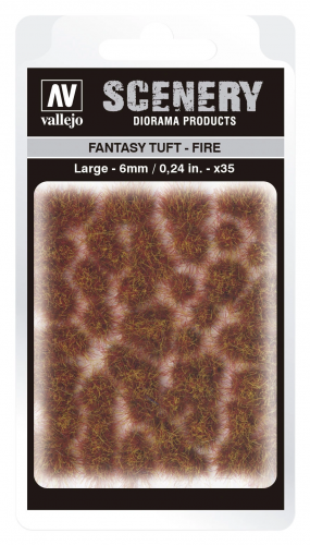 Vallejo: SC431 - Scenery - Fantasy Tuft - Fire (6 mm x 35)