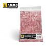 Ammo: Pink and Gold Marble - Square Die-Cut Marble Tiles (2)