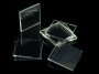 Crafters: Podstawki akrylowe - Transparentne - Kwadratowe 3x40 mm (8)