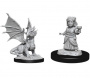 Dungeons & Dragons: Nolzur's Marvelous Miniatures - Silver Dragon Wyrmling & Female Halfling