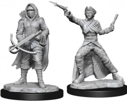 WizKids Deep Cuts: Unpainted Miniatures - Bounty Hunter & Outlaw