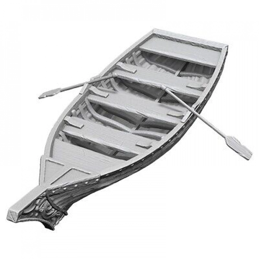 WizKids Deep Cuts: Unpainted Miniatures - Rowboat & Oars
