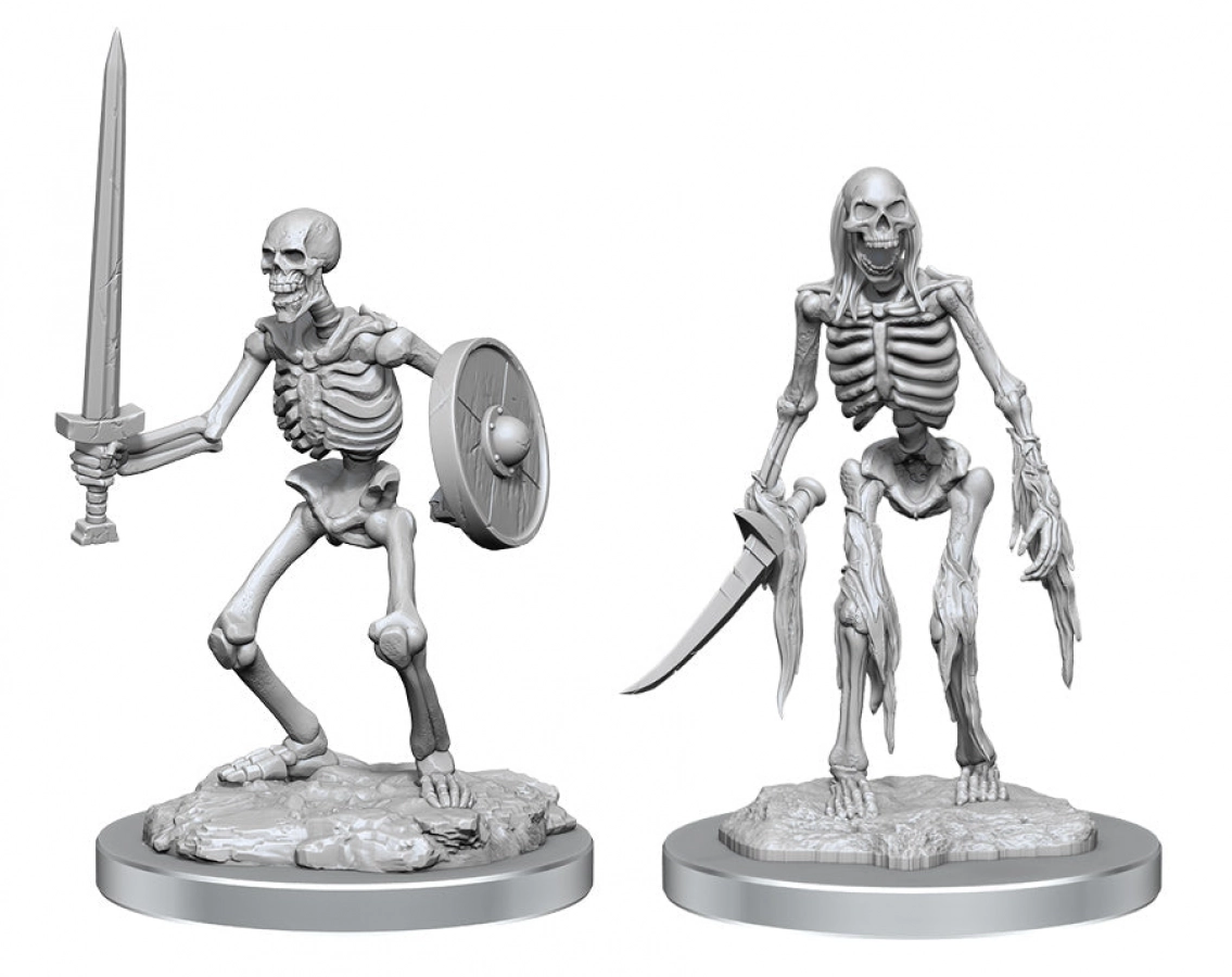 WizKids Deep Cuts Miniatures - Skeletons