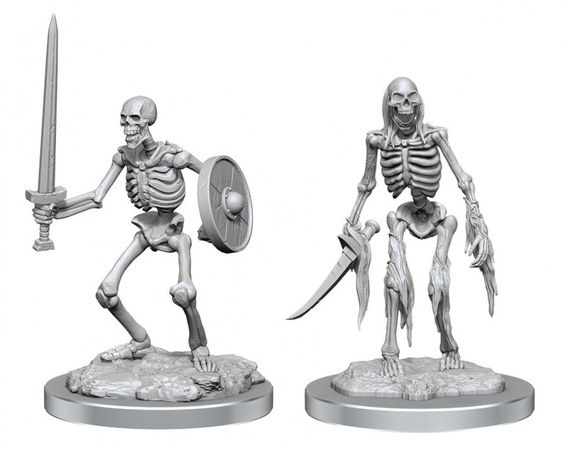 WizKids Deep Cuts Miniatures - Skeletons