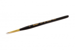 Roubloff: Kolinsky - Round Brush 111F-1 (Black & Gold)