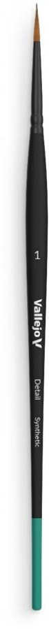 Vallejo: B02001 - Detail - Round Brush - Synthetic 1