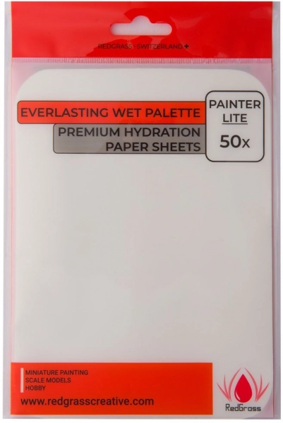 RedGrass: Hydration Paper Sheets for Painter Lite (x50)