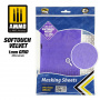 Ammo: Softouch Velvet Masking Sheets - 1 mm Grid - Adhesive (290 x 145 mm) (5)