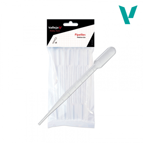 Vallejo: 26.003 - Accessories - Pipettes Medium Size (8x3 ml)