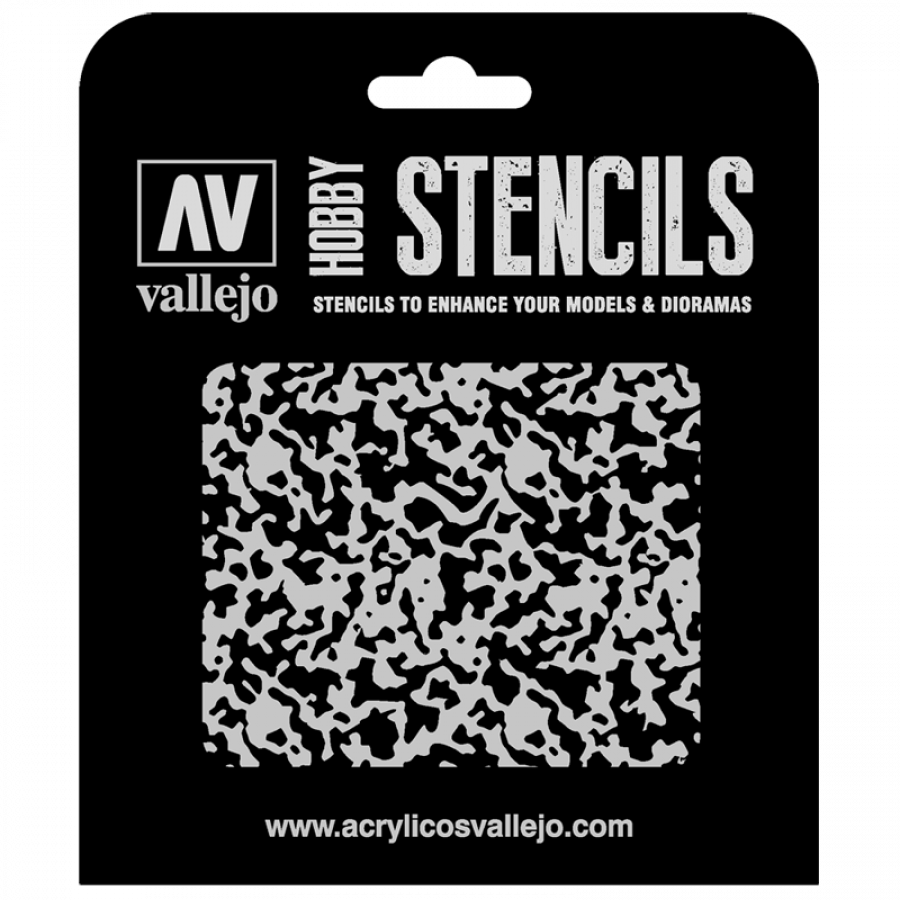 Vallejo: ST-AIR002 - Stencils - Weathered Paint 1/72