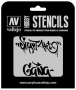 Vallejo: ST-LET004 - Stencils - Street Art Nº2