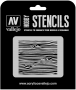 Vallejo: ST-TX007 - Stencils - Wood Texture Nº2