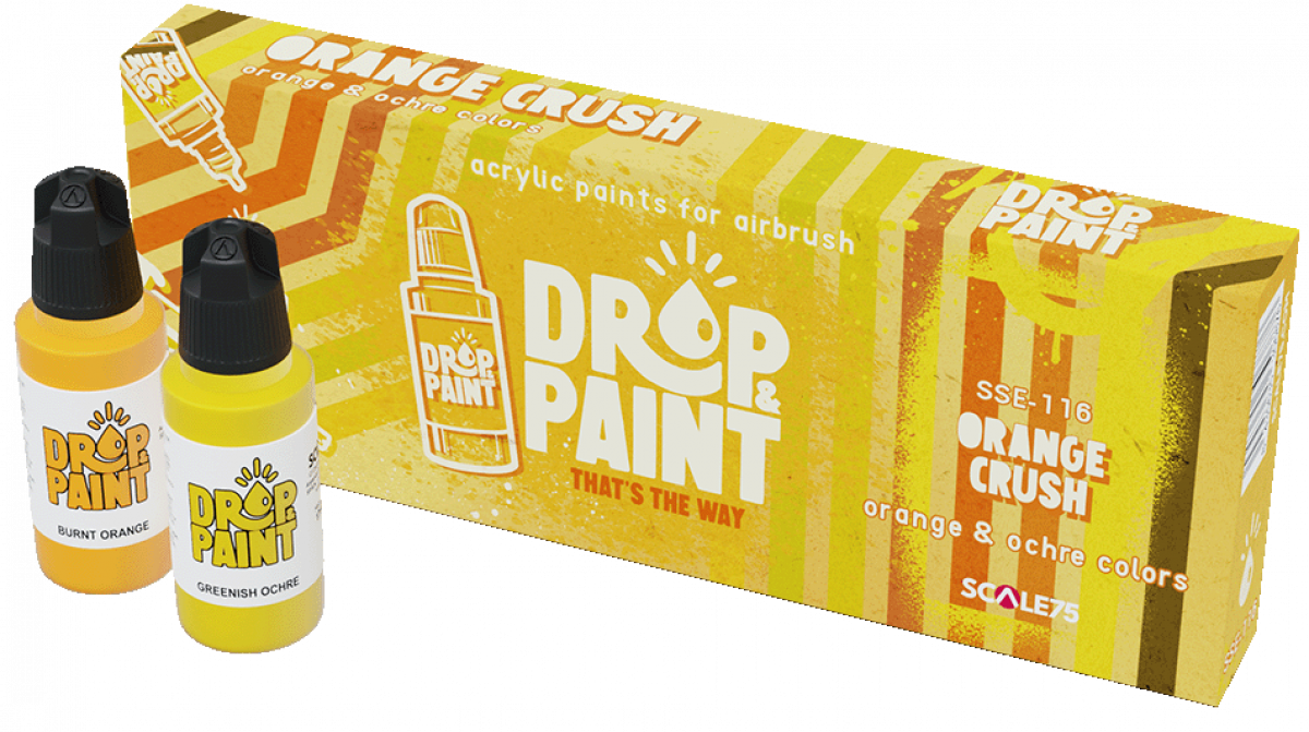 Scale 75: Drop Paint - Orange Crush