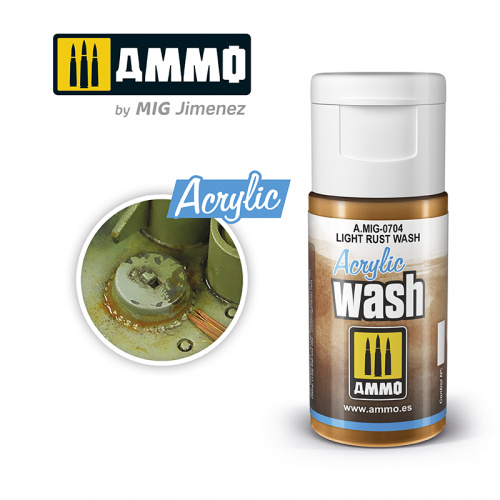 Ammo: Acrylic Wash - Light Rust Wash
